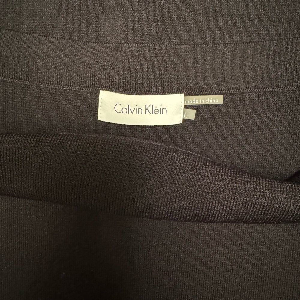 Calvin Klein Black Knit Suit - Picture 7 of 9